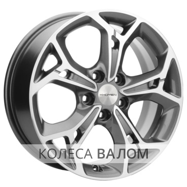 Khomen Wheels KHW1702 (ZV17_CX-5/Seltos) 7x17 5x114.3 ET50 67.1 Gray-FP